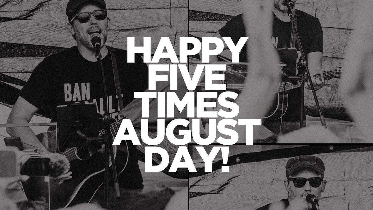 FiveTimesAugust's tweet photo. It’s August 5th. 😎 https://t.co/m4N8Sh1PcX