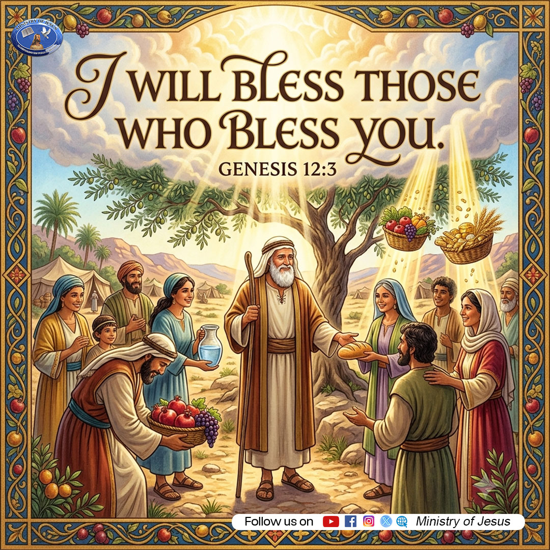 MinistryOfJesu2's tweet photo. I will bless those who bless you. Genesis 12:3 #anandastira #margretstira #GodsBlessing #BlessedToBless #BibleVerse #ChristianLife #FaithInGod #Prayer #DailyScripture #JesusChrist #WalkByFaith #DivineFavor #PromiseOfGod #HopeInChrist https://t.co/C7mEimcdSX