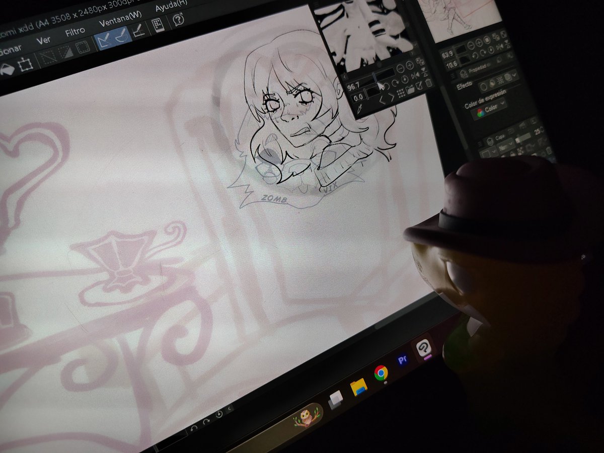 zomb_vix's tweet photo. Noche de avanzar comisiones mientras Gummigoo me juzga en silencio XDDD 

#opencomission #smallartist #clipstudiopaint #artmoots https://t.co/z5TPZtILer