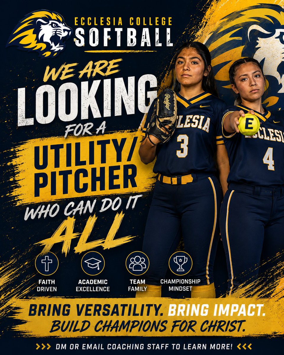 JeffHankin88397's tweet photo. 8 days to go we are looking for one more pitcher or utility for this fall or Come in at Christmas break for spring contact me 
jhankins@ecollege.edu 
517 917 8947
2026 or transfer or juco transfer https://t.co/r13vdpeM23