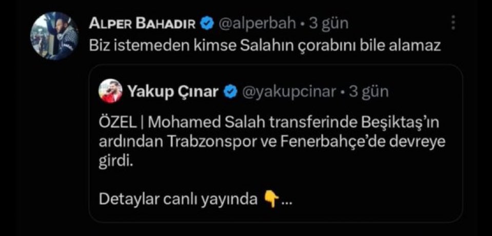 Kartalbscv's tweet photo. Bu tiviti neden sildin @alperbah https://t.co/6hnQTNBnCK
