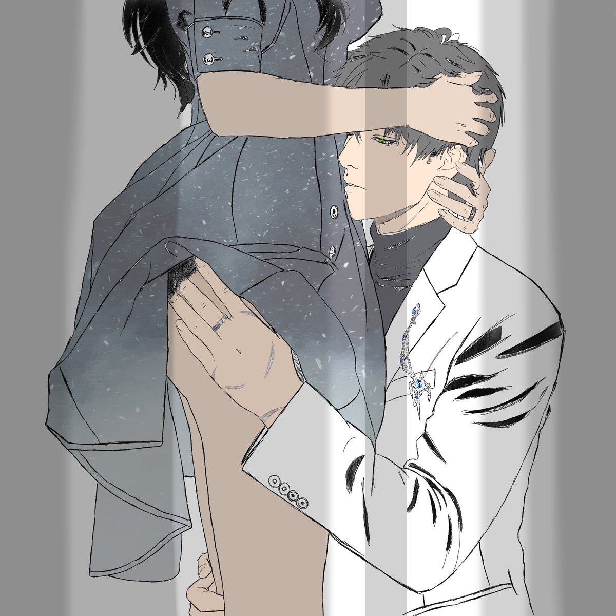 AnnaDawnSnow's tweet photo. ~~ZayneMC~~

#LoveandDeepspace #Zayne #ZayneMC 
#ladsfanart #Zaynetwt #myart https://t.co/mHWKZ2FnRy