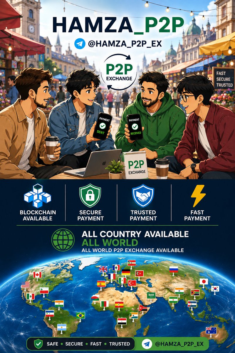 HAMZA_P2P's tweet photo. 🌍 Crypto Without Borders
Fast, secure, and reliable P2P exchange for clients around the world.
Every transaction is handled with professionalism and transparency.
📩 Message me anytime.
#Crypto #USDT #P2P #Blockchain #BTC https://t.co/L1eiPtrXm6