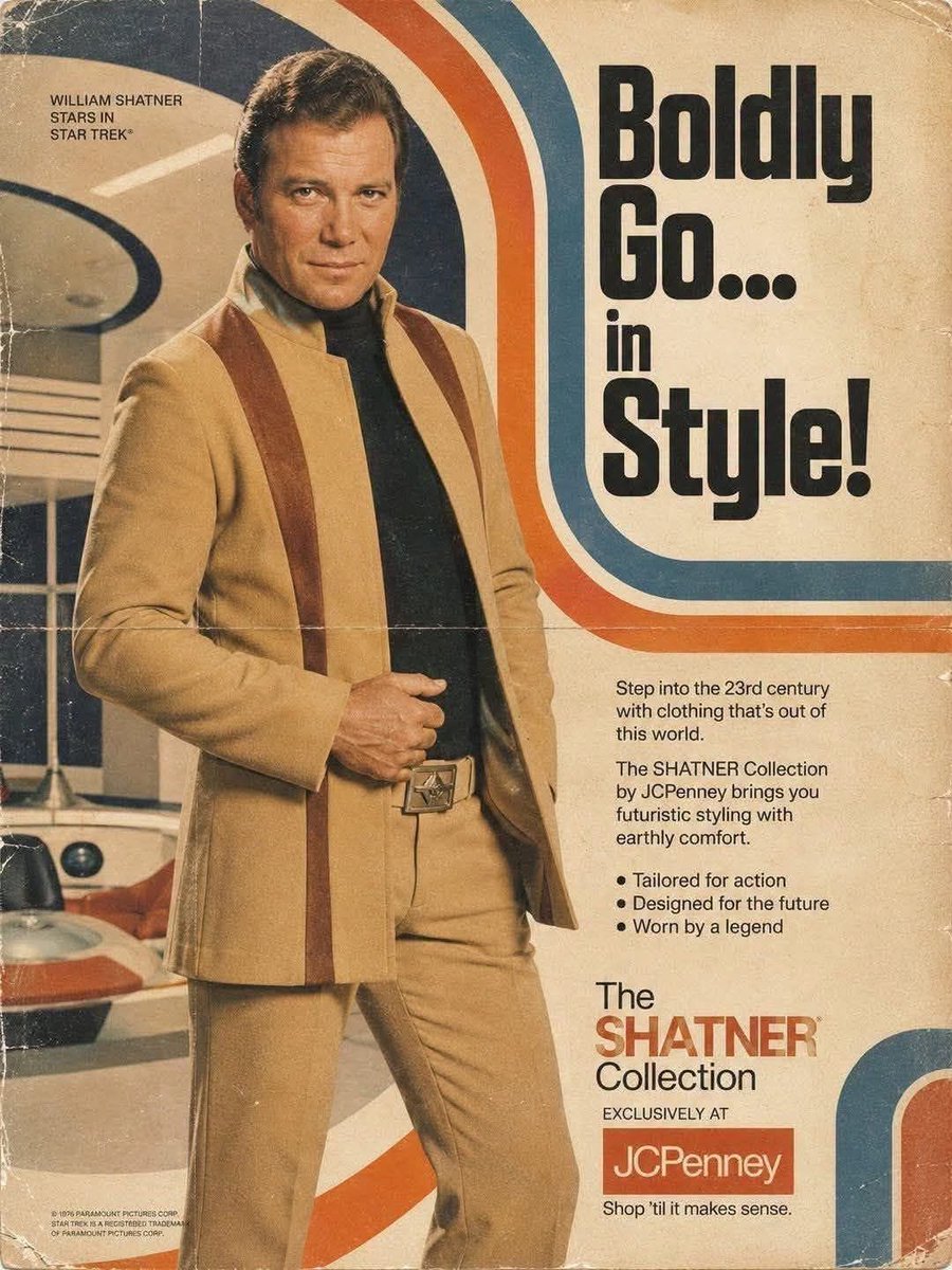 JimConnolly's tweet photo. @LanceUlanoff @CNN I’ve found your next look, Lance. 

Would it suit him, @WilliamShatner ? https://t.co/wwf940WZlx