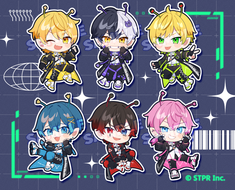 akebiashita's tweet photo. 【告知】AMPTAK侵略計画xレインボーロード中93％
ミニキャライラスト担当させていただきました！
よろしくお願いします👾

#アンプ侵略ツアー https://t.co/wDhudqMPdE