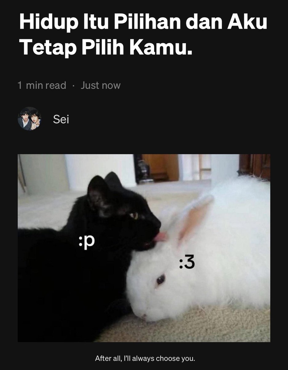 pixiedcvst's tweet photo. Hidup Itu Pilihan dan Aku Tetap Pilih Kamu

🖇️ https://t.co/ouIjEmPgHp https://t.co/3QeG6Kvan3