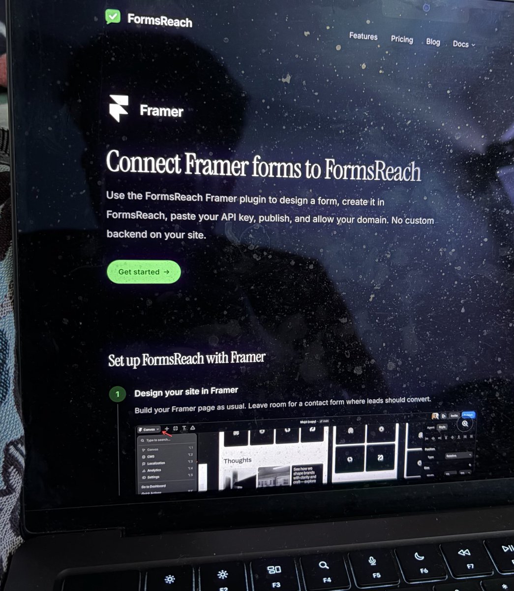 imuthaiyan's tweet photo. Just shipped framer integration ✌️

#buildinpublic https://t.co/UZnipzYeUJ
