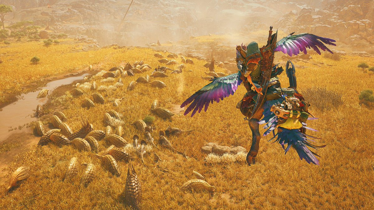 Ninjago9101's tweet photo. Monster Hunter Wilds Prologue Demo is OUT NOW on PC, PS5 & Xbox Series X|S

Play the opening hours with full character creation and all 14 weapon types Save data carries over to the full game.

Features:
• Hunt monsters across the Forbidden Lands
• Dynamic weather & seasons
• 14 weapon types with evolved combat
• Craft weapons & armor from monster materials
• Story-driven adventure with save transfer support