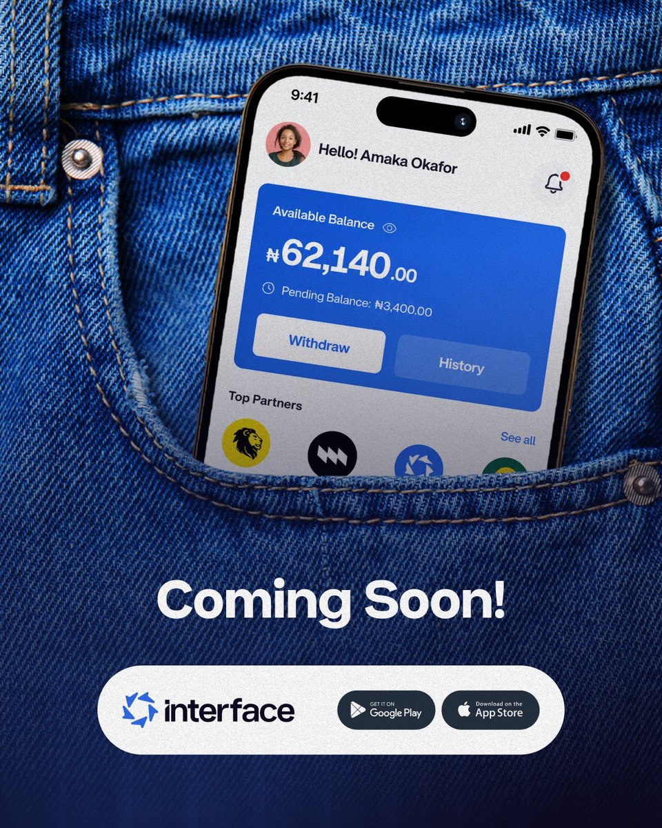 theinterface_co's tweet photo. Something big is about to fit right into your pocket. 📱

Built to connect businesses with the customers they need, and communities with the products they deserve.

The countdown begins!

#Interface #ComingSoon #MarketAccessPlatform #Innovation https://t.co/lqqnUW5qVT
