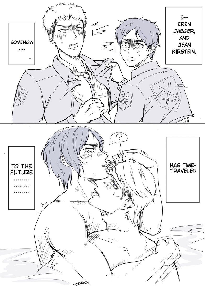 watana_baes's tweet photo. hard launching my obsession w #jeanere #ジャンエレ heres this thing i genuinely just stayed up til 5am drawing i hope you enjoy because i know i did 🥴 https://t.co/MaSkly8VuV