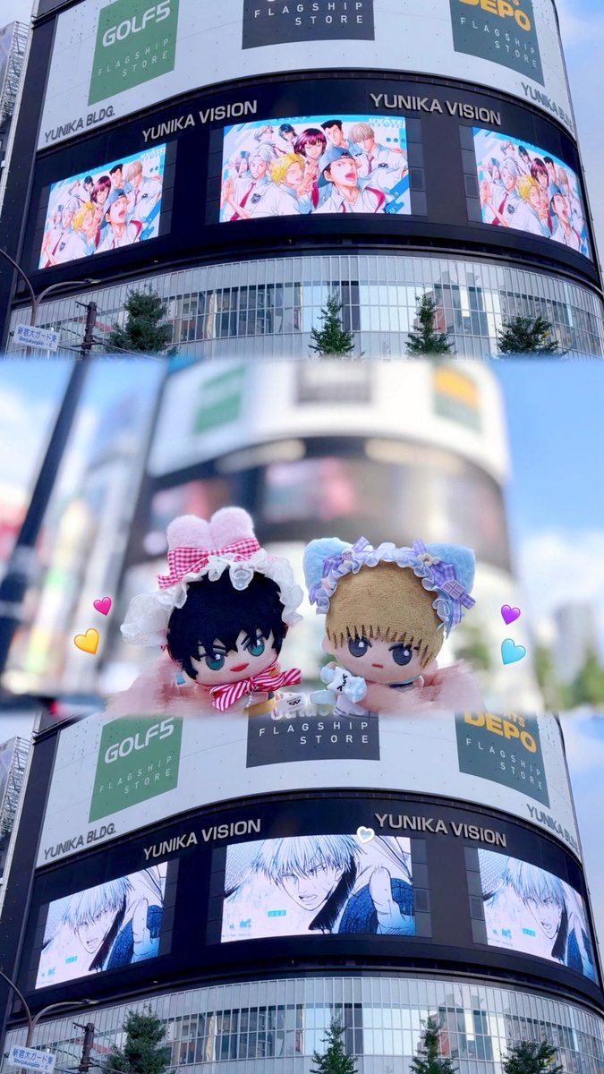 ForeverStory_'s tweet photo. 大都会である新宿で7分間も王子様たちが、氷帝のみんなが大きなスクリーンに映し出されたことが本当に嬉しくて。
動画が終わったあと拍手してる皆さんのお顔がすごく笑顔で、こんなにも人を笑顔にできる素敵な作品を好きになれたことがなにより誇らしいです！

#ありがとテニプリ https://t.co/hl9hrAho3l