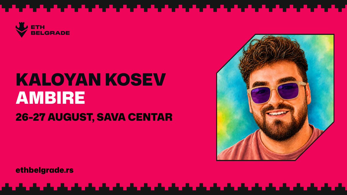 ethbelgrade's tweet photo. NEW SPEAKER ANNOUNCEMENT 🔐

@0xSuperKalo, Tech Lead at @ambire, is joining ETH Belgrade.

With 15 years of experience as a JavaScript engineer, Kaloyan was part of the team that secured Ambire’s browser extension against the risks introduced by compromised npm dependencies.

He’ll explain how LavaMoat and Secure ECMAScript can isolate third-party packages and limit what they are allowed to access.

See how this works inside a real browser extension at ETH Belgrade.