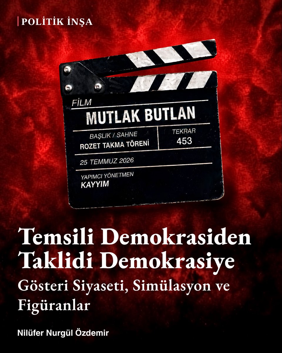 politikinsa's tweet photo. Siyasal etkisini ve kurucu iradeyi kaybetmiş siyasetçiler figüranlara ihtiyaç duyar ve bu durumda Kılıçdaroğlu’nun yalnız olmadığı söylenebilir. Çünkü muhalefetin taklit edilmesi, bu taklit evrenini kurmuş iktidarın da taklidi olduğu anlamına gelir. 

https://t.co/fV11nZHnsd https://t.co/n923ARVasS