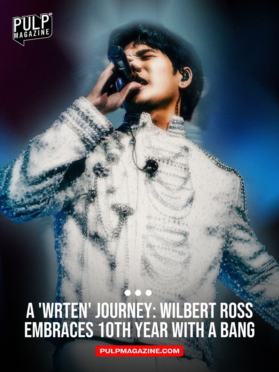 PULPMagazinePH's tweet photo. Rising star Wilbert Ross celebrates a decade of music and milestones with a concert filled with unforgettable performances and songs that defined his journey.

READ: https://t.co/377FKDcAHf 

#WilbertRoss #music #PULPMagazine @VivaArtists_ @itswilbertross https://t.co/Ua0VtEWx4b
