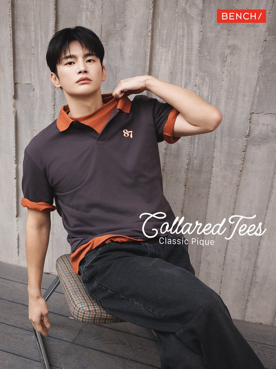 benchtm's tweet photo. Smart style starts here. Seo In Guk shows how #BENCHCollaredTees keep every look effortlessly polished.

Get the look:
Collared Shirt (BTC4273BR4) P599
Inner Shirt (BOT3154OR4) P459
Pants (BPD0930BD3) P1,199     
   
Buy Official, Buy Original! Get these products plus more from our official online stores:
🔗https://t.co/dCakf3y0ut
🔗https://t.co/8wgoInypJw
🔗https://t.co/UVQJ0Gsijm
🔗https://t.co/IOwcnZkcrg
🔗https://t.co/Z1geGbSCuM

Buy only from official BENCH stores and online platforms to ensure authentic and high-quality products.