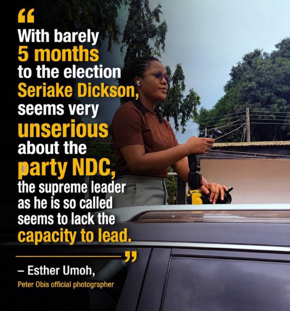 Saamy86's tweet photo. @TheoAbuAgada I am a supporter of Obi does not mean i am a daft. Why should a personal photographer of Obi being making such statement in the public domains. https://t.co/cdpDwIDPlO