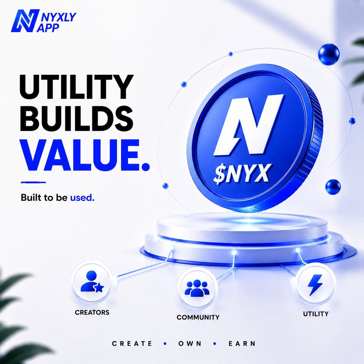 NYXLYAPP's tweet photo. People often ask what gives $NYX its value.

The answer is: utility.

$NYX powers the Nyxly ecosystem. As more people create, participate, tip, boost content, and use features across the platform, the token becomes part of that activity.

Its value is tied to a growing platform where creators and communities interact every day.

The stronger the ecosystem becomes, the more reasons there are to use $NYX.