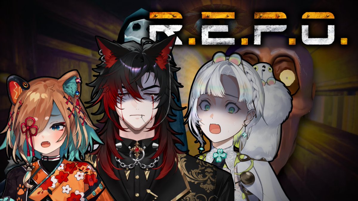 NORO2D's tweet photo. 【R.E.P.O】CHAOS w/ @ShikiMiyoshino &amp; @paigeterner_ 
📅: 08/05 / 08/06
⏰6:00 PM PST / 10:00 AM JST
🔽 Stream link  
https://t.co/1bdi6L71cx
https://t.co/DSvOrb2BLr https://t.co/mwE570kLxi