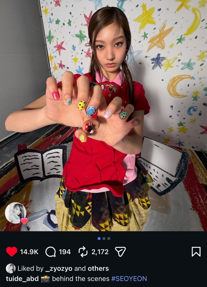jihyopopbase's tweet photo. JIHYO liked her youngest sister TUIDE Seoyeon's post on Instagram ! Our first TWIDE interaction 🥹💗

#JIHYO #지효 https://t.co/5GtkwSuYVE