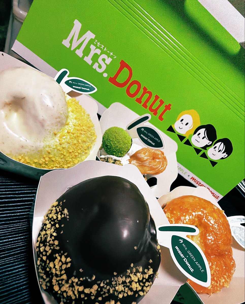 10____01____01's tweet photo. 美味しそう…😇
愛してるぜMrs.Donut🍏

#Mrs.Donut https://t.co/zQvgUxC8PT