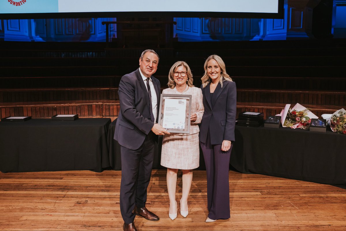 WindangPS's tweet photo. Windang Public School is incredibly proud to have received the 2026 NSW Department of Education Secretary’s Award for Outstanding School Achievement. @NSWSLI @NSWEducation @loretakocovska @RegionalSouthOD @LilaMularczyk
#PublicEducationAwards2026 https://t.co/Vl4LVHEj8z