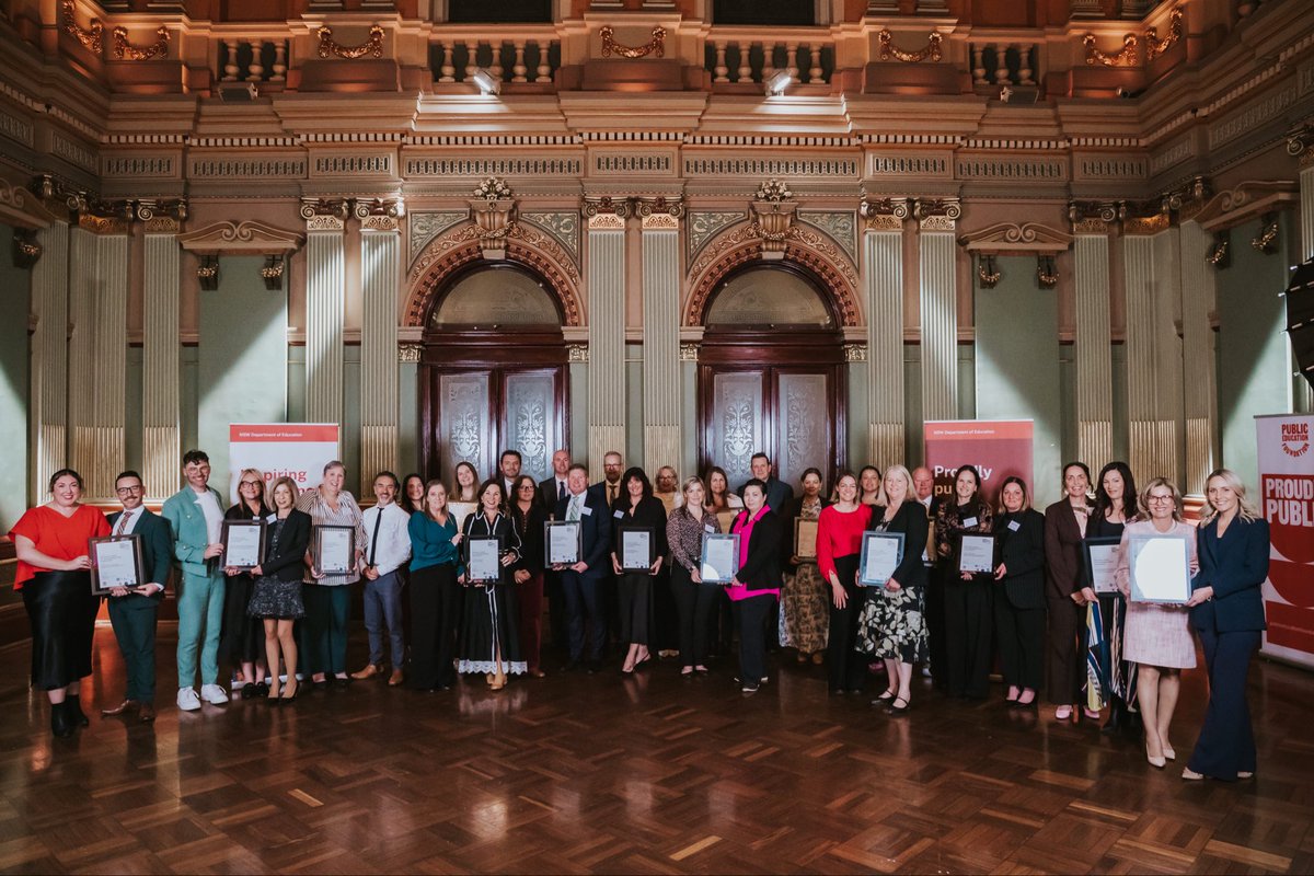 WindangPS's tweet photo. Windang Public School is incredibly proud to have received the 2026 NSW Department of Education Secretary’s Award for Outstanding School Achievement. @NSWSLI @NSWEducation @loretakocovska @RegionalSouthOD @LilaMularczyk
#PublicEducationAwards2026 https://t.co/Vl4LVHEj8z
