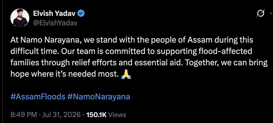 inn0cent_killer's tweet photo. @Superx2g @ElvishYadav @elvisharmy @mohitch40940900 @Rudraaaa10 already Namo Narayana ki team waha hai, aur pata hai na last time vo bache ki help ke leye reel banai thi, uske baad kitna hungama huva https://t.co/LjO2i5Qleq