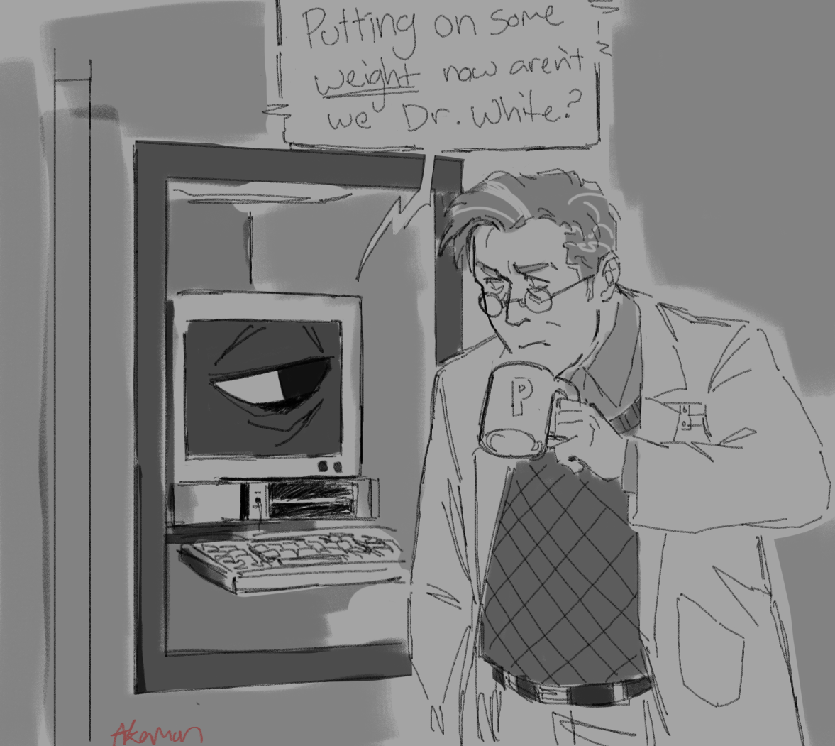 Akamon_19's tweet photo. More scientist stuff :)
.
.
(Also someone requested a LONG time ago to draw Thomas again so I did yay)
#Poppyplaytime #poppyplaytimefanart #harleysawyer https://t.co/F8y6iPc91I