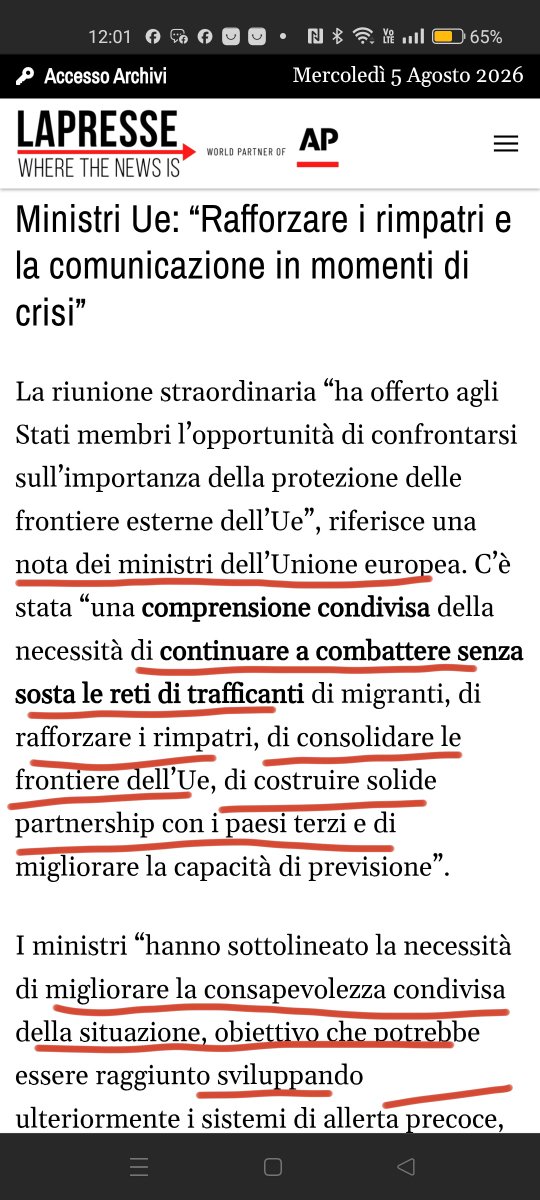 flvgiu58's tweet photo. #Ceuta Le bugie che raccontano la #sx sono vergognose ..solo il ministro EU portoghese ha solidarizzato con Sanchez molti paesi hanno sospeso #Schenghen (vedi sotto) La riunione dei 27 ha confermato la lotta all'immigrazione illegale anche con uso di paesi terzi-QUESTA LA VERITÀ https://t.co/yFuxrDQn7w