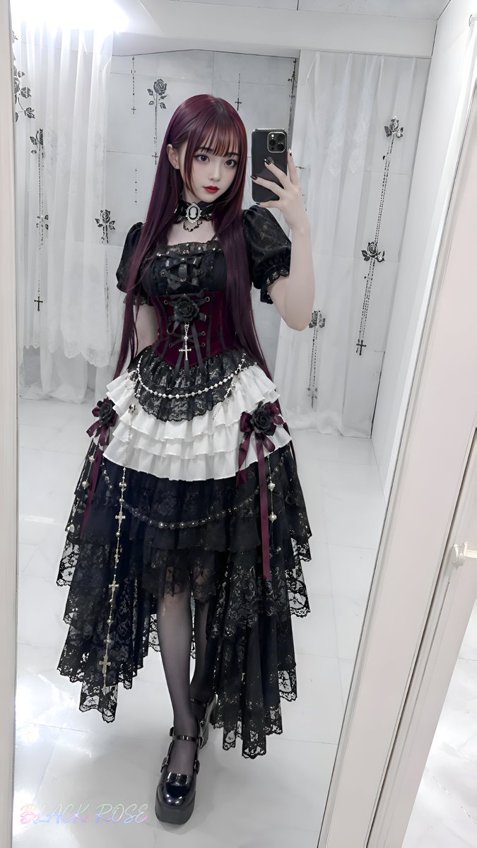 ロゼさん専用 ロゼちゃんプロンプトお借りしました💖 私のモデル画像のせいか