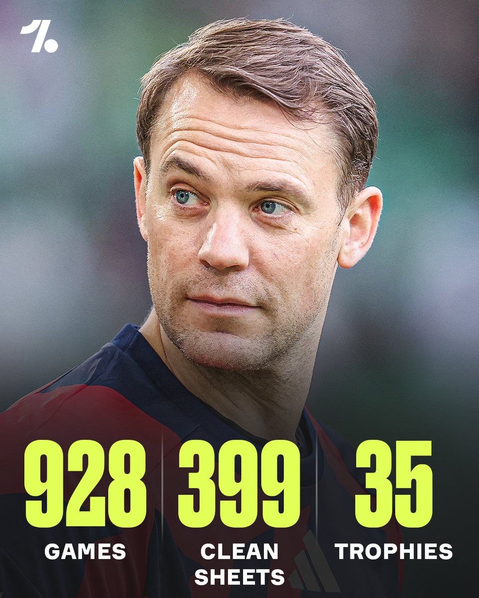 OneFootball's tweet photo. Manuel Neuer will retire at the end of the season, according to @SPORTBILD 🥹🧤

A legendary career that will go down in the history books 🙌🇩🇪 https://t.co/o16hAwDjlJ