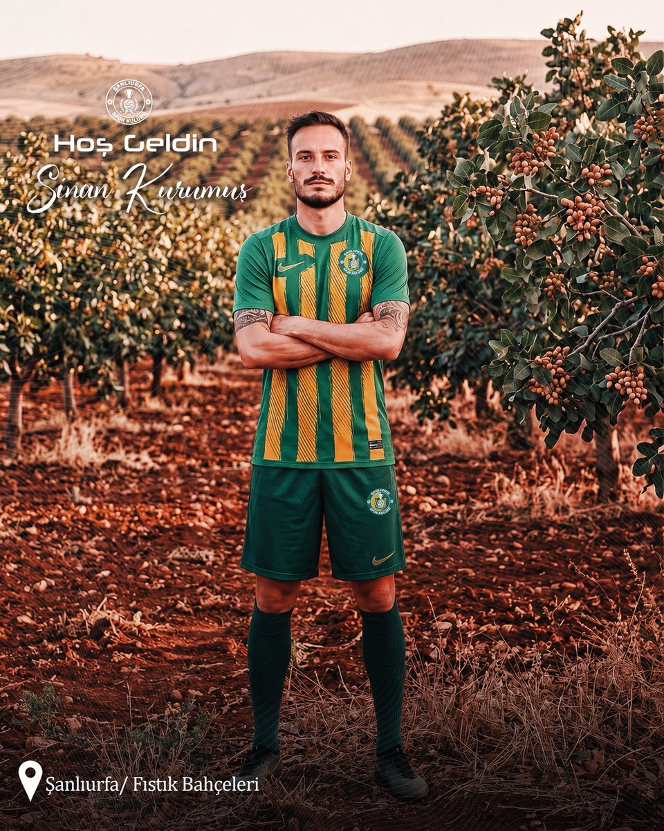 TurkiyeLigler's tweet photo. Şanlıurfaspor, iç transferde deneyimli golcü Sinan Kurumuş ile anlaşmaya vardı.

#Şanlıurfaspor https://t.co/OLw1tbZR66