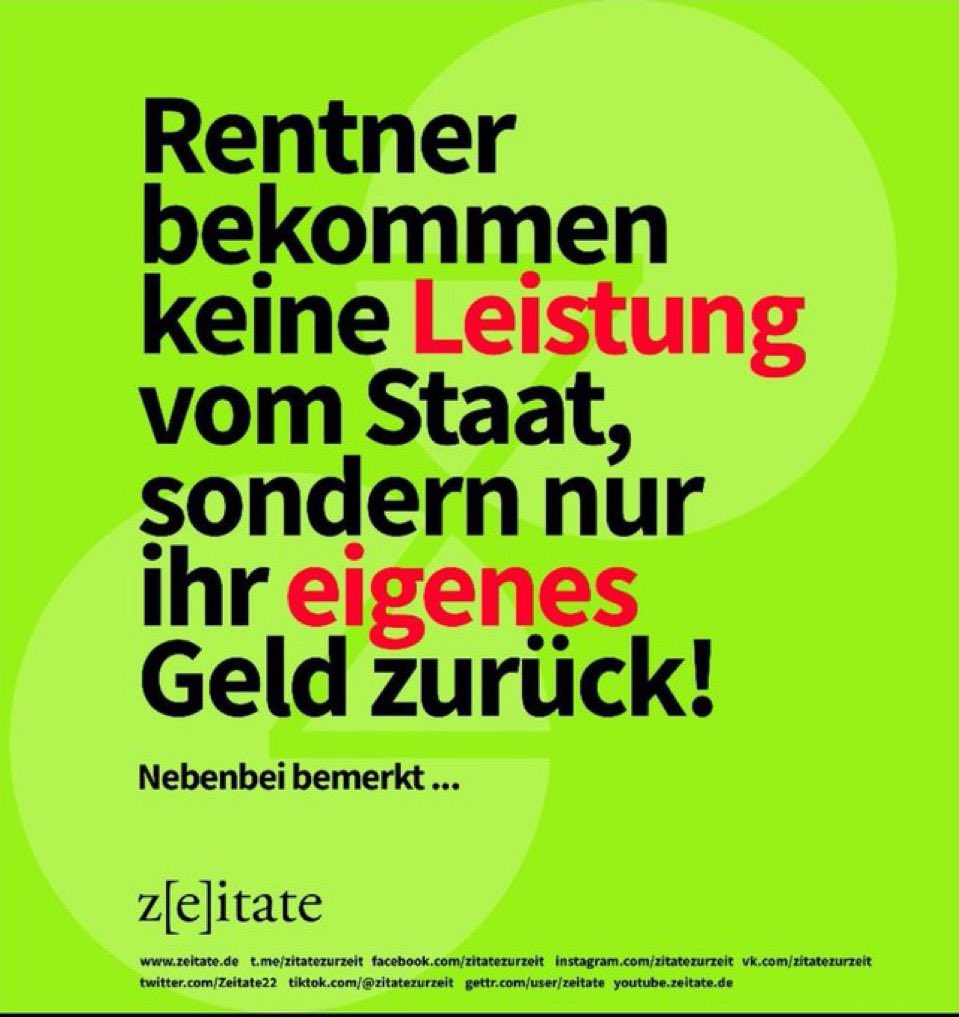 ChHaussmann's tweet photo. @GegenHartz In Zukunft geringere #Rentenerhöhungen möglich: #Wirtschaftsweise mit neuer #Renten Formel
https://t.co/9TXlZZin48 https://t.co/5jkVRgYBlv
Mal sehen wie sehr Pensionen der Wirtschaftsweisen für #Beamte steigen werden, ohne eigene Beiträge wäre ja höhere Steigerung gerecht 🤗 https://t.co/8vVA6AN3IF