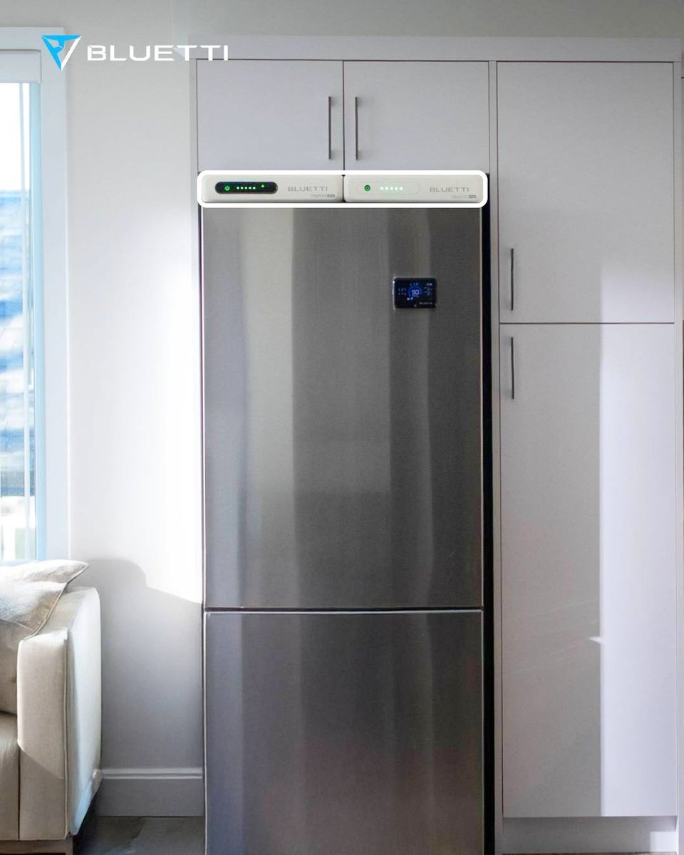 BLUETTI_JAPAN's tweet photo. ポータブル電源、
「置く場所がない…」
と悩んでいませんか？💭

そんなお悩みに応えるのが、
FridgePower✨

📏 厚さわずか75mm の超薄型設計。

限られたスペースにもすっきり収まり、
暮らしに自然と溶け込むデザイン。

🔋 最長4日間、
冷蔵庫をしっかりバックアップ。

停電でも、冷たさは止めない❄

詳しくはこちらから👇
https://t.co/UytgRnWO8z

#新製品
#BLUETTI
#BLUETTI_AORA
#AORA
#アオラ
#ブルーティ
#ポータブル電源
#停電対策
#防災 #防災グッズ