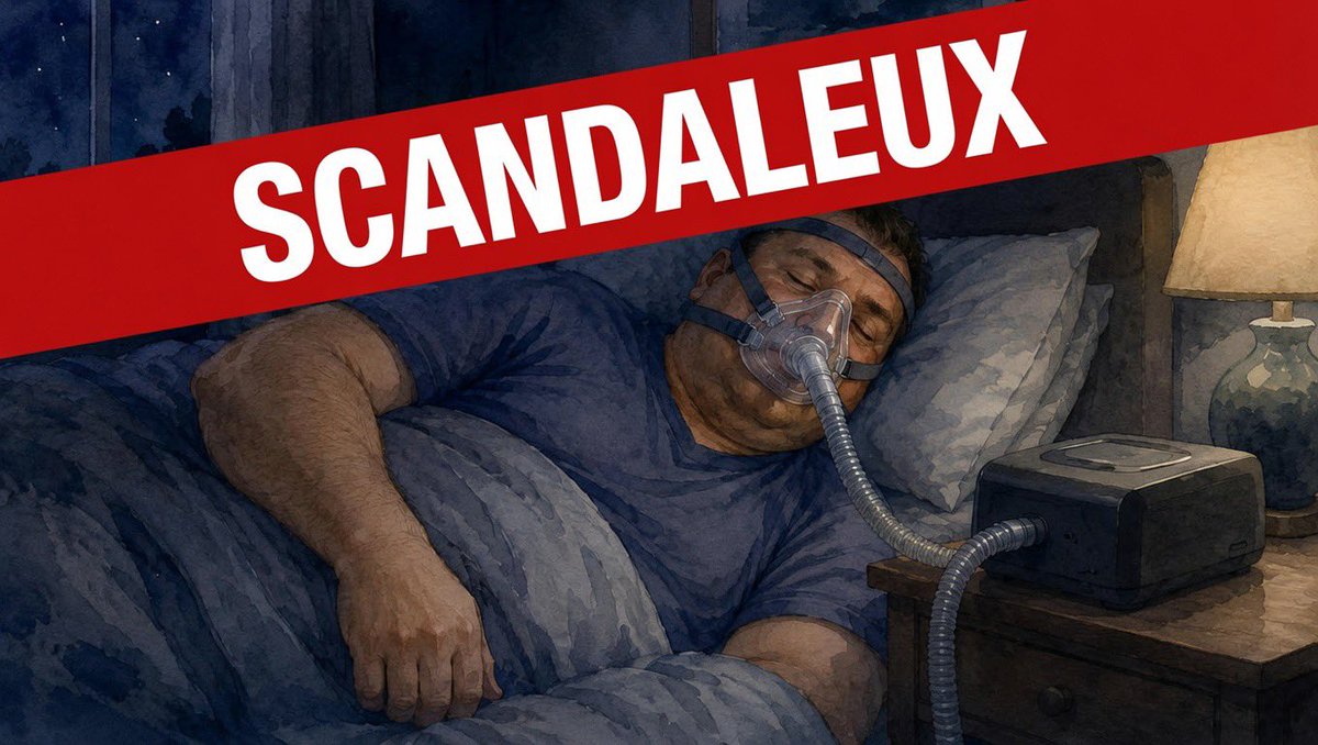 Ad_Vitam44_'s tweet photo. ⚠️URGENT 🚨SCANDALEUX 🚨

1 milliard €/an pour soigner l’apnée obstructive (près de 2 millions de patients).
⚠️L’Assurance maladie trouve que c’est trop et veut serrer la vis.
Traiter une pathologie qui augmente les risques cardiaques, d’AVC et d’accidents, c’est du « gaspillage » maintenant ?
Scandaleux. 
On ne fait pas d’économies sur la santé des gens.