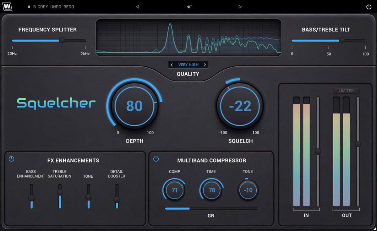 WAProdSound's tweet photo. Introducing Squelcher, a plugin that turns flat, muddy bass into sharp, speaker-dominating low end. Spectral processing, sub-harmonic enhancement, treble saturation, and built-in multiband compression, all in one tool built for bass that hits hard.

https://t.co/AUNIVw8RVQ https://t.co/2D78A4MwtJ
