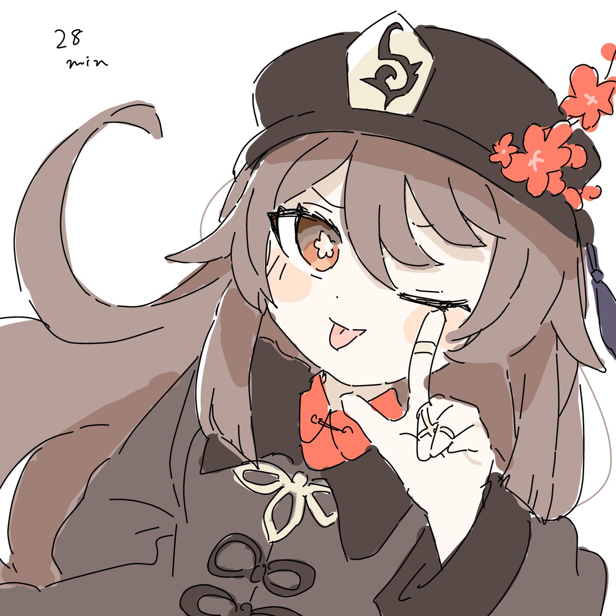 Raz72831's tweet photo. 早描きチャレンジ
28min胡桃

#原神 #胡桃 https://t.co/cpEYIZxkJp