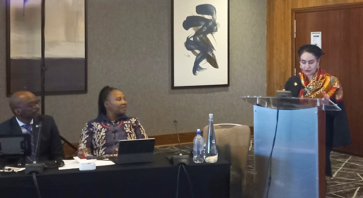 SAfAIDS's tweet photo. At @sadcpf ’s Dialogue on Parliaments as Champions of Human Rights &amp; Inclusive Family Values, @SAfAIDS Exec.Director shared our #RightsDefendership work across #SADC region on #SRHR, women’s rights, climate justice and digital inclusion, anchored in #Ubuntu https://t.co/heVtrEWKLt