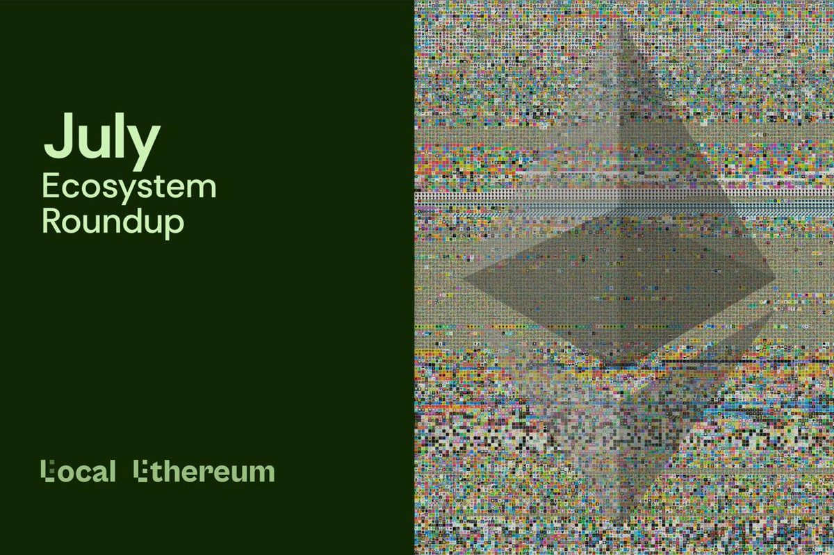 geodelabs's tweet photo. Ethereum turned 11. The protocol kept shipping. Regulation moved closer. DeFi kept maturing.

A few things that stood out in July:

-> Ethereum celebrated 11 years with zero global downtime. 🎂
-> Glamsterdam on track, Hegotá advancing, and @ethlabs_org proposed cutting slot times from 12s to 10s
-> More independent teams are helping shape Ethereum's future @eth_systems, @ethereuminsti, @ethlabs_org, @argotorg and more
-> The CLARITY Act entered its final stretch
-> @Morpho launched Midnight, bringing fixed-rate lending to DeFi

From protocol upgrades to policy and DeFi, here's what shaped Ethereum in July.

👉 Read the full recap: https://t.co/VLIXRiThUc