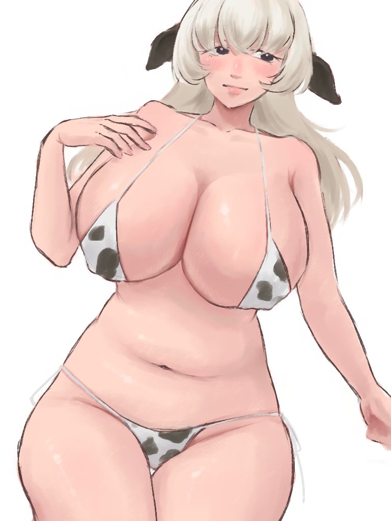 sfaia_y's tweet photo. 牛ビキニお姉さん描いてたけどあきた https://t.co/5pmRtsaRgr