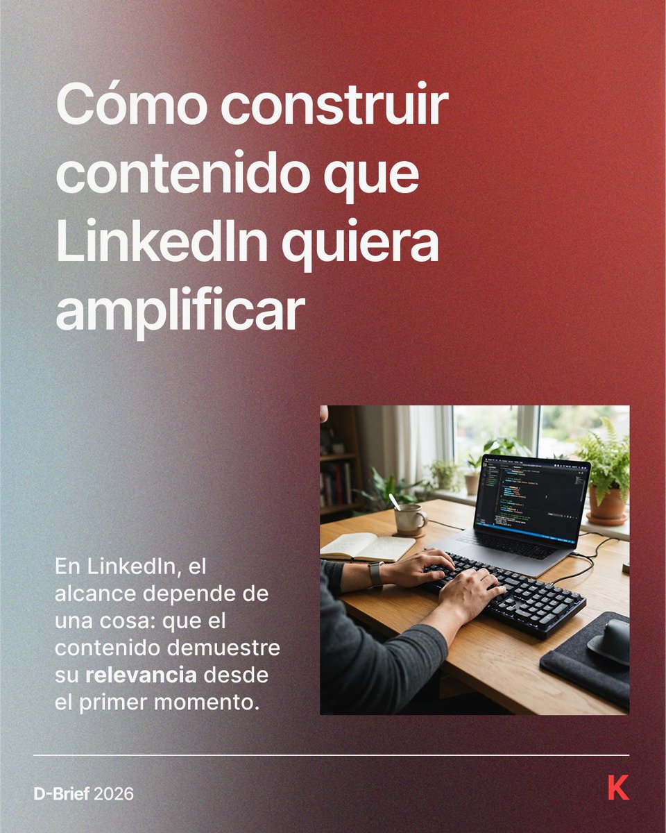 KreabEspana's tweet photo. ¿Y si el problema no fuera el algoritmo? 🤔

En este #KREABExplains, Patricia Peinador, Associate Director de #KREABBranders, analiza qué hace que un contenido tenga realmente impacto en #LinkedIn.

La clave es crear contenido que merezca ser leído y compartido👉🏼https://t.co/CHZB6Dug8e