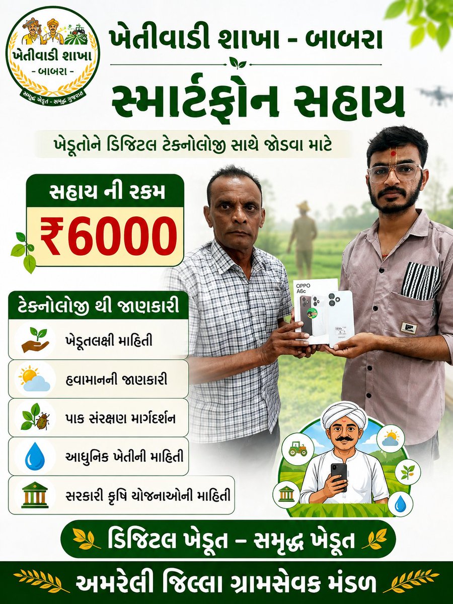 AgriBabra's tweet photo. #Krushi_Utpadakta_Vrudhdhi_Abhiyan #gramsevak
@Guj_gramsevak
@gujagridept
@rcmeenaias
@jitu_vaghani
@CMOGuj
@irushikeshpatel 
@agriamreli01 
@ddoamreli https://t.co/ALnRcniPZc