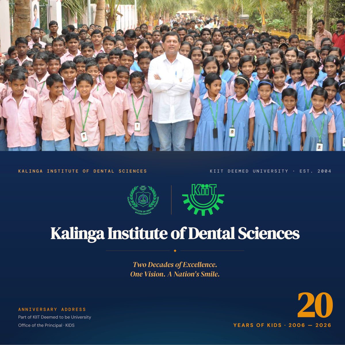 KIITDental's tweet photo. 🦷 KIDSSS EXPRESS — Day 4 | Keonjhar

180 underprivileged children screened &amp; treated at MMSB School, Kendujhar. Oral health reaches every corner — one smile at a time.

Grateful to Honorable Founder Prof. Dr. @achyuta_samanta .

#KIDSSSExpress #KIDS #KIIT #OutreachProgram https://t.co/p1XwpQ14PZ