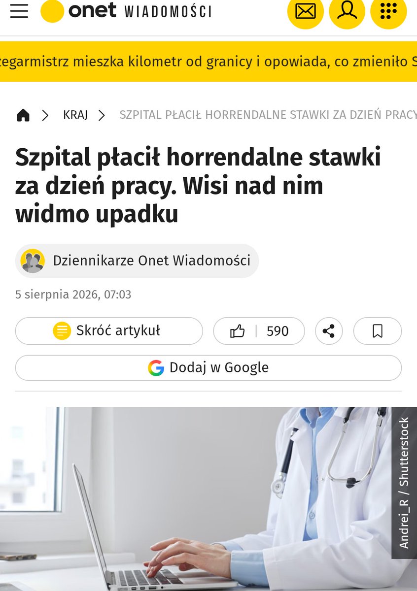 KonradKrajewsk6's tweet photo. 73 zabiegi kręgosłupa w 24h. Jeden lekarz. Rachunek na ponad 300 000 zł... za JEDEN dzień. 

NFZ wlepia szpitalowi w Miastku 13,2 mln zł kary za fikcyjne i zawyżane procedury neurochirurgiczne. W tle interwencja CBA, prokuratura i miliony wypłacone zewnętrznej spółce.

A co z pacjentami? W tym samym czasie szpital zawiesza internę, chirurgię, OIOM, blok operacyjny i diagnostykę.