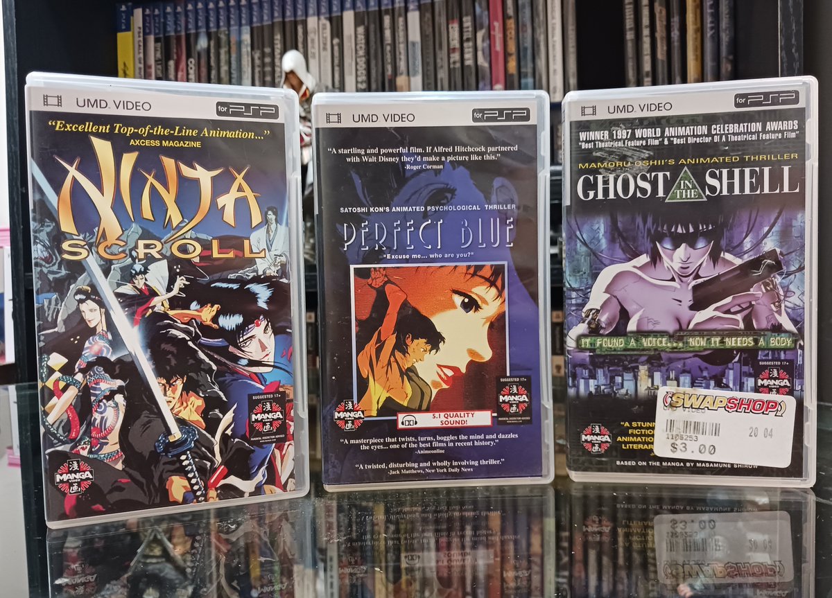 FrappMocha's tweet photo. Raise hand 🖐 if you've seen at least one of these three animes.
#PSParadise #PSPWednesday https://t.co/VyuRgBXuZM