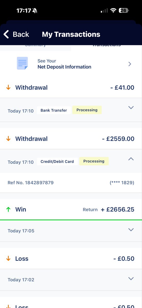 jordan_mounter's tweet photo. @Jackwoods2020 I won 2.6k off 50p spin on huff and puff grand about 8 weeks ago! Forgot to take a screenshot but got the screenshot of it in my William hill transactions 🤣🤣 https://t.co/P2PT0B1VvQ