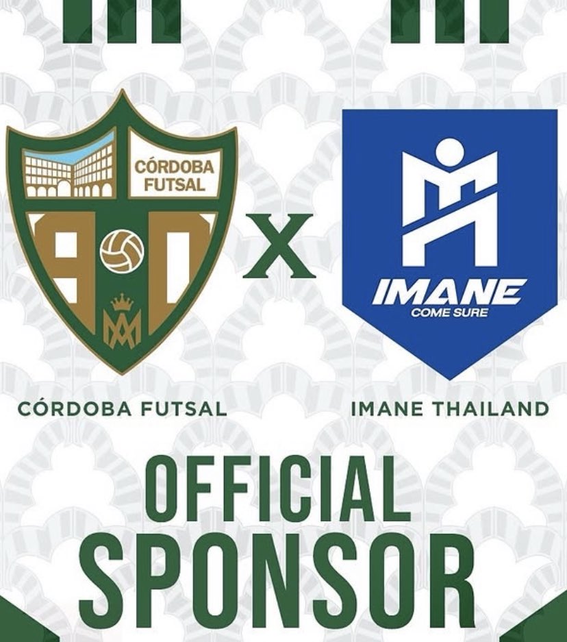 CordobaFutsal's tweet photo. 👏🏼 Enormemente agradecidos a IMANE, nuestro sponsor oficial, por la profesionalidad, rapidez y eficacia a la hora de suministrarnos toda la indumentaria necesaria para iniciar en óptimas condiciones nuestra pretemporada.
#CordobaPatrimonio #LigaPrimeFutsal #Imane https://t.co/cCZblJG1Jz