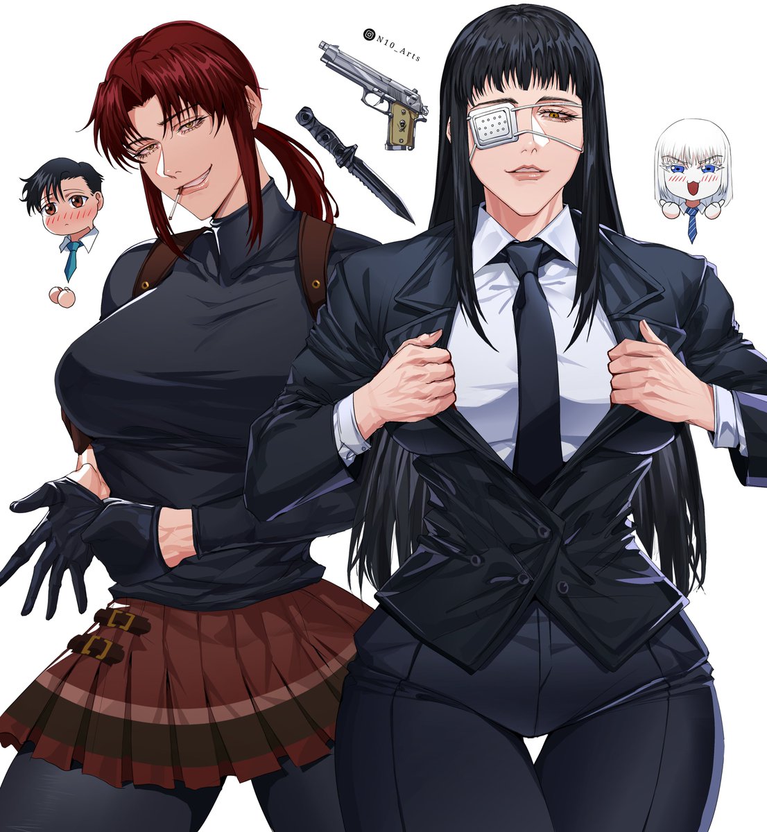 N10_arts's tweet photo. Might actually k*ll you
#blacklagoon #jormungand https://t.co/h143gAwd40