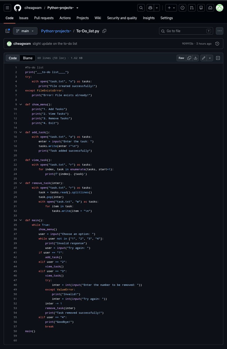TheDavidAI's tweet photo. "Pics or it didn't happen." 😅
So here are some snapshots of the code I've been writing lately.
GitHub link is in the comments if you're curious. Feedback is appreciated! 💙 https://t.co/RjTsKGhGb3