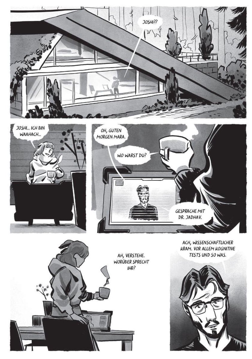 Lars_von_Toerne's tweet photo. Unsterblich dank Künstlicher Intelligenz? In der Graphic Novel „Die Summe seiner Teile“ gehen Julia Zejn und Matthias Lehmann der Frage nach, was den Menschen zum Menschen macht: https://t.co/UnrS2GBnn4 via @Tagesspiegel https://t.co/JXMYQZRDzW